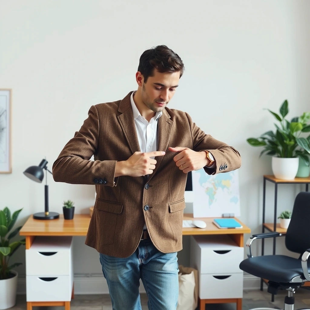 Portrait of Robert H., a professional integrating yoga into his life