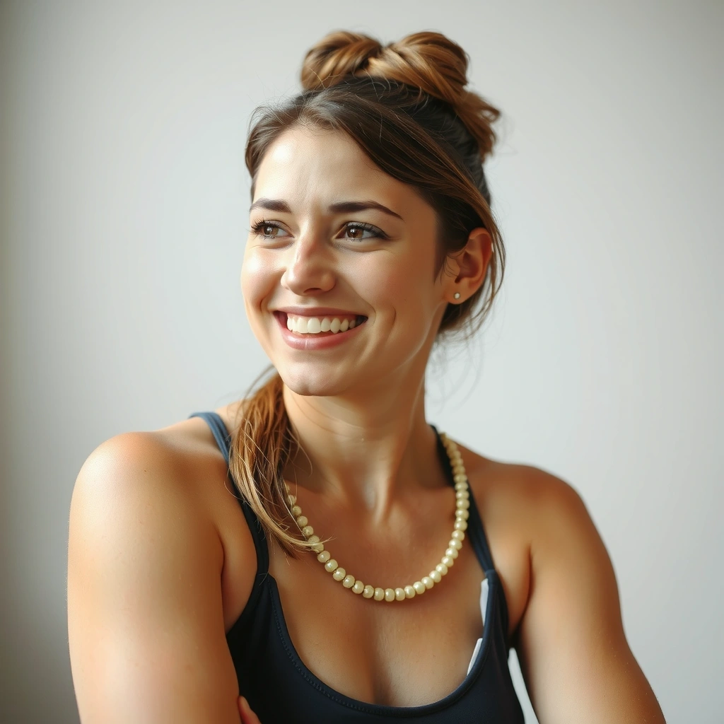 Portrait of Sarah L., a happy ZenWellness student